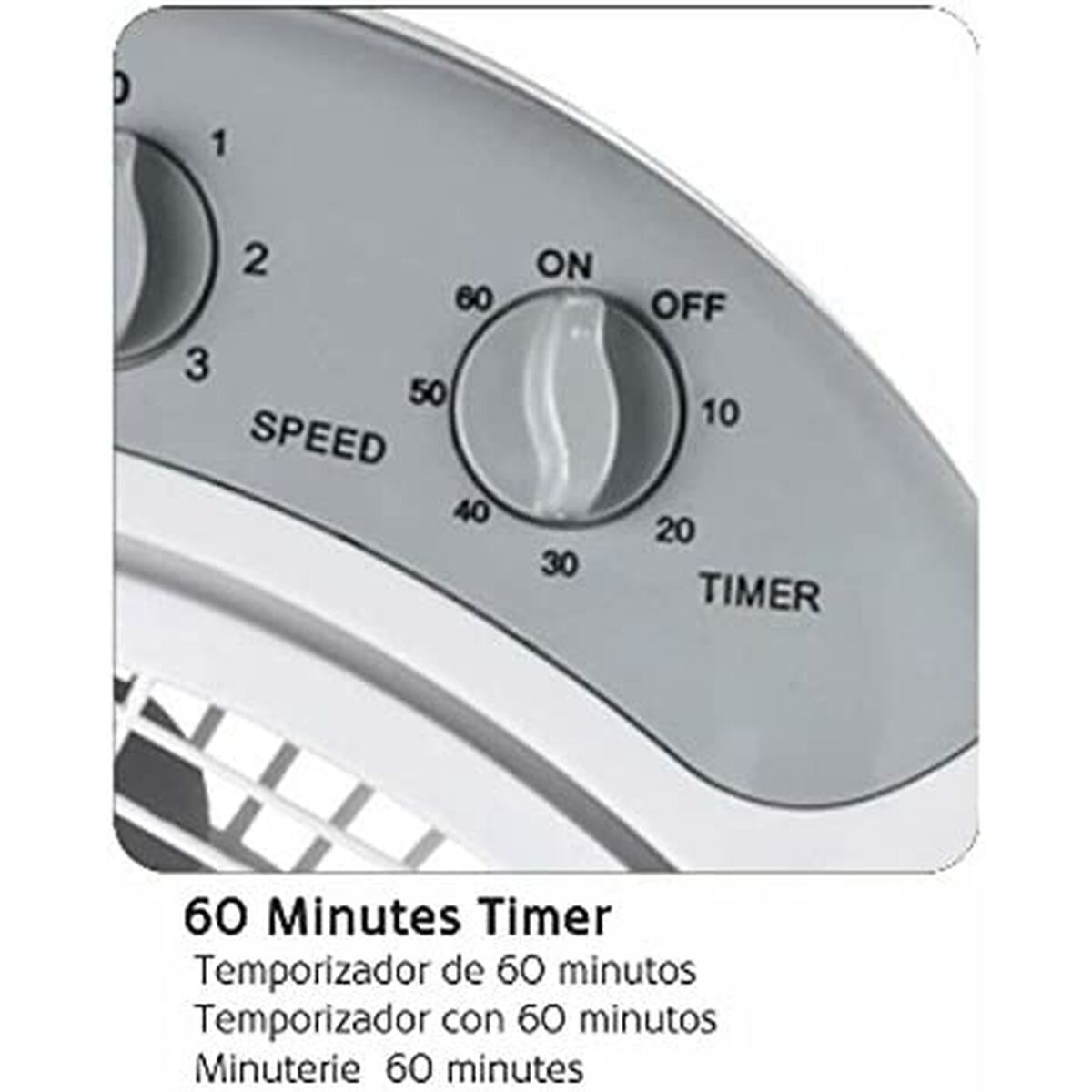 Ventilador de Suelo Haeger 40 W Blanco